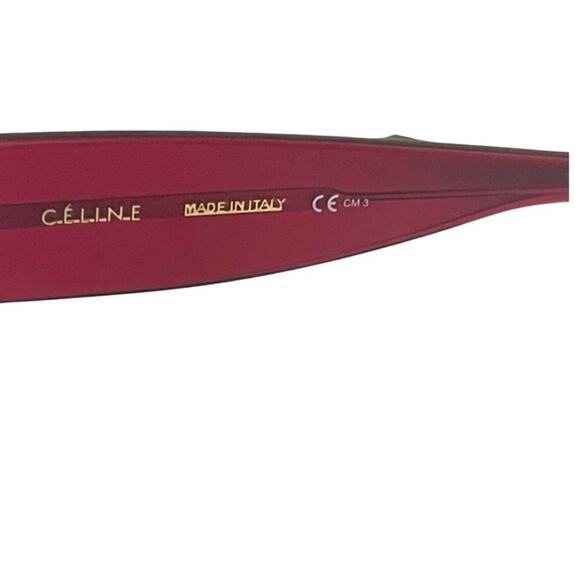 Céline Zoe Fuchsia Pink Crystal Sunglasses - Picture 4 of 8